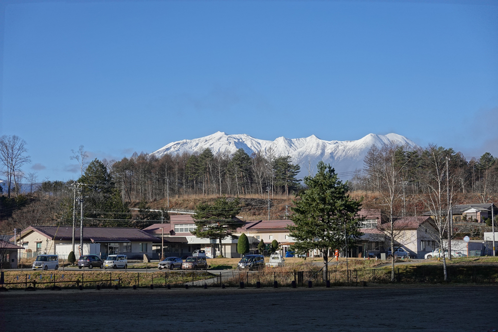 開田高原から見る御嶽山